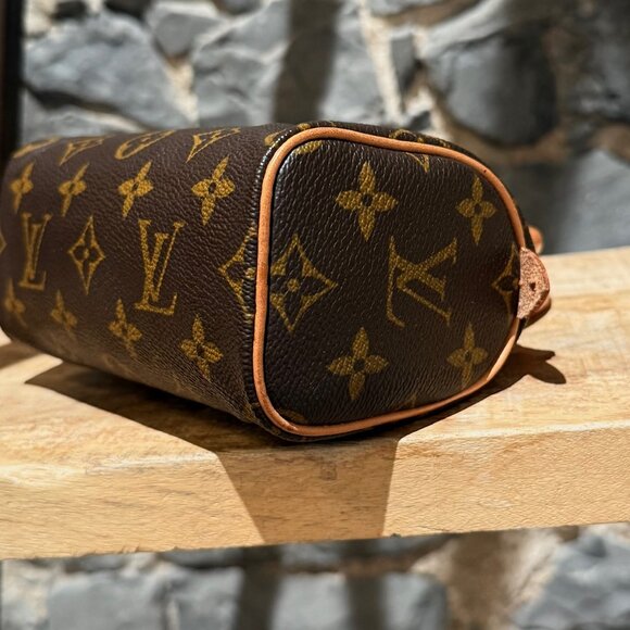 Louis Vuitton 1998 Brown Monogram Mini Speedy HL Handbag - Picture 8 of 15